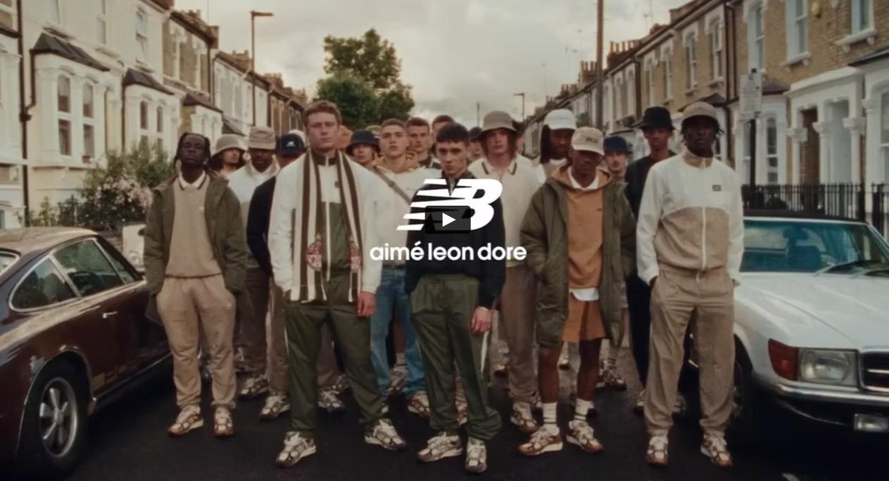 ALD streetwear collab with new balance marketing shot
