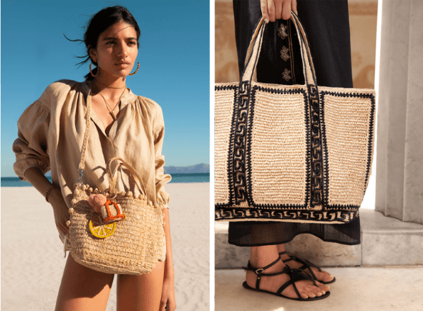 vanessa bruno raffia bags